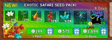 Grow A Garden Exotic Safari Seed Pack Grow A Garden Exotic Safari Seed Pack