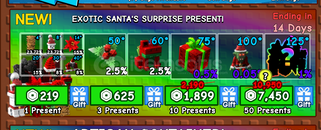 Grow A Garden Exotic Santas Suprise Present x50