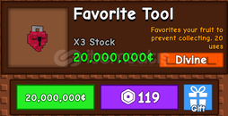 Grow A Garden Favorite Tool 