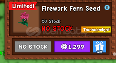 Grow A Garden Firework Fern Seed