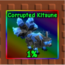 ⭐GROW A GARDEN(GAG) Corrupted Kitsune pet ⭐