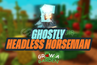 ⭐GROW A GARDEN GHOSTLY HEADLESS HORSEMAN [PET]⭐