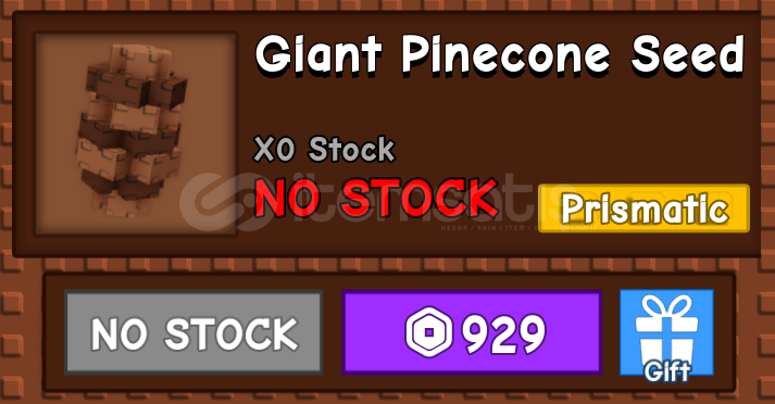 Grow A Garden Giant Pinecone Seed Grow A Garden Giant Pinecone Seed