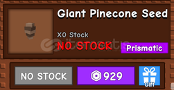 Grow A Garden Giant Pinecone Seed