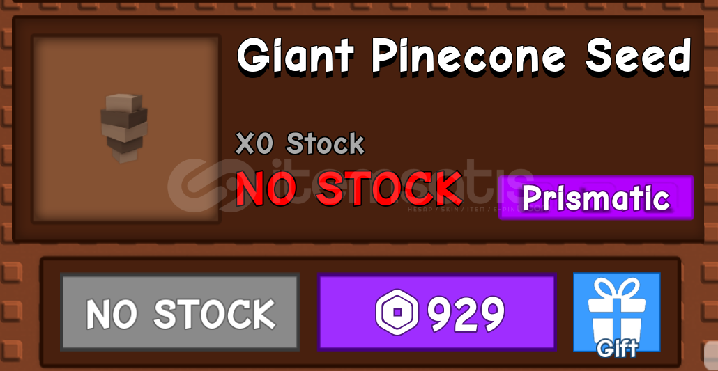 Grow A Garden Giant Pinecone Seed Grow A Garden Giant Pinecone Seed