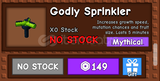 Grow A Garden Godly Sprinkler