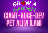 Grow A Garden Huge-Giant-Dev Pet Aranır