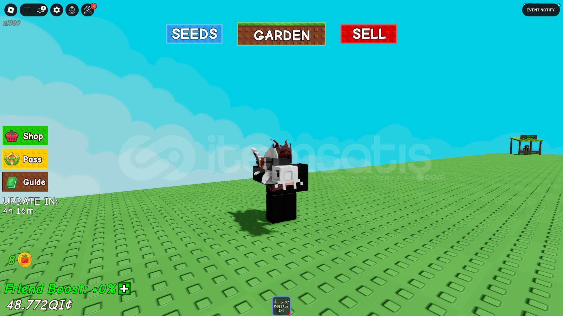 Grow A Garden Koi  Grow A Garden Koi