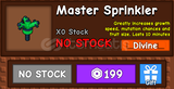 Grow a Garden Master Sprinkler