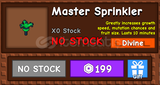 Grow A Garden Master Sprinkler