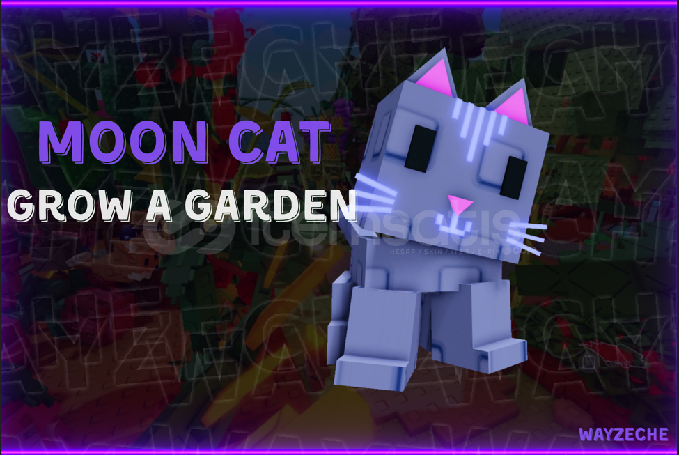 ⭐GROW A GARDEN MOON CAT 1 ADET⭐ ⭐GROW A GARDEN MOON CAT 1 ADET⭐