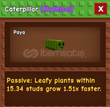 Grow A Garden Mythical Caterpillar Pet