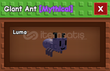 Grow A Garden Mythical Giant Ant Pet