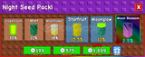 Grow A Garden Night Seed Pack x10