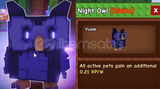 Grow a Garden Night Owl