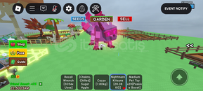 Grow a Garden Nightmare 28.08kg Kitsune