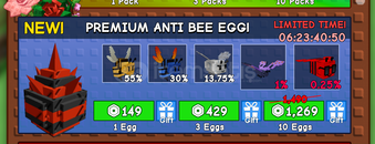 Grow A Garden 10x Premium Anti Bee Egg