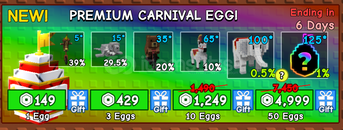 Grow A Garden Premium Carnival Egg x1
