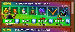 Grow A Garden Premium New Years Egg x1