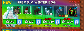 Grow A Garden Premium Winter Egg x3