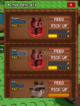 grow a garden raccon ve 3 tane owl 