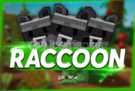 ⭐GROW A GARDEN RACCOON⭐