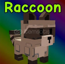 GROW A GARDEN RACCOON