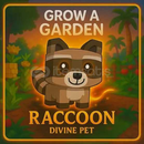 Grow A Garden Mega Raccoon (EN UCUZU VE HIZLISI)