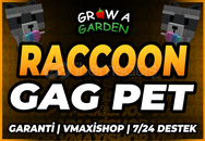⭐Grow A Garden Raccoon (Pet)⭐