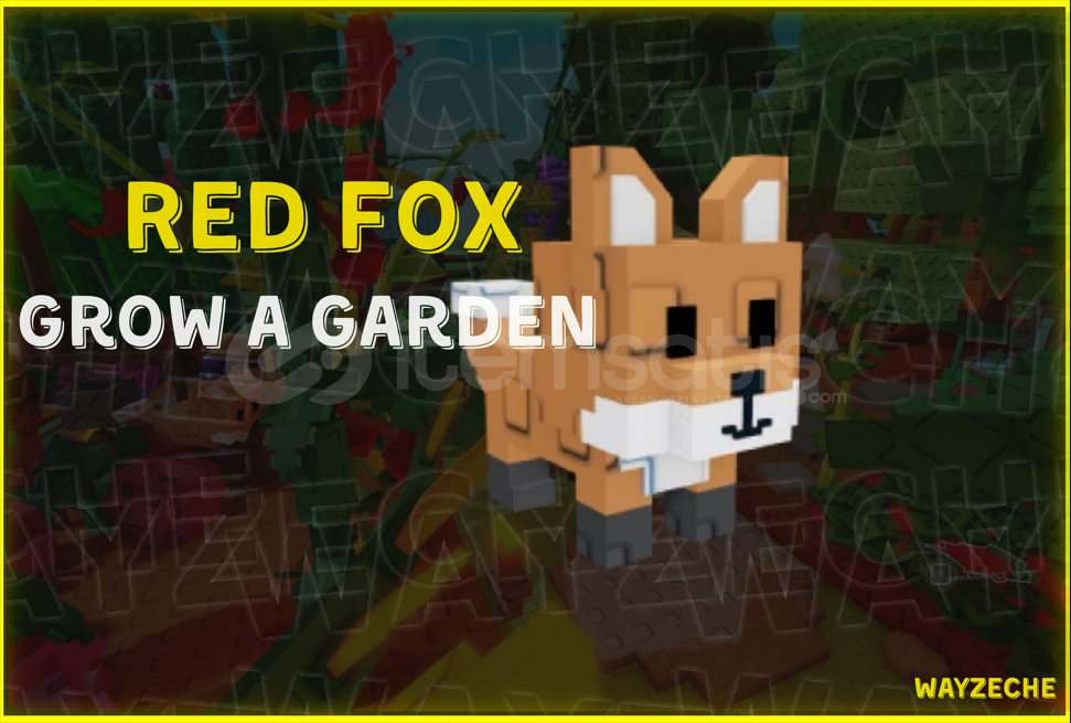 ⭐GROW A GARDEN RED FOX 1 ADET⭐ ⭐GROW A GARDEN RED FOX 1 ADET⭐