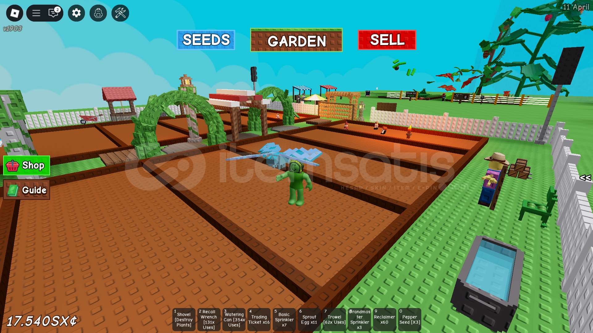 GROW A GARDEN SHINY BUTTERFLY 13KG GROW A GARDEN SHINY BUTTERFLY 13KG