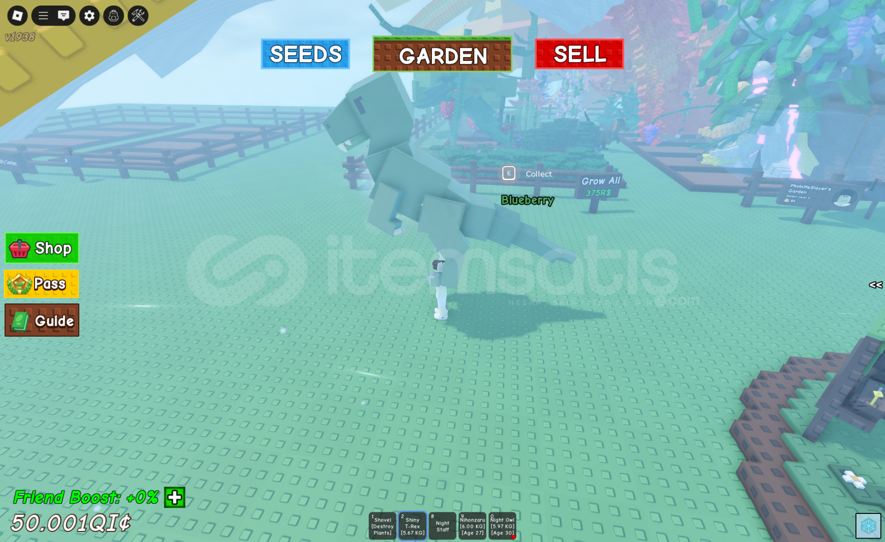 grow a garden shiny trex 30 age  grow a garden shiny trex 30 age