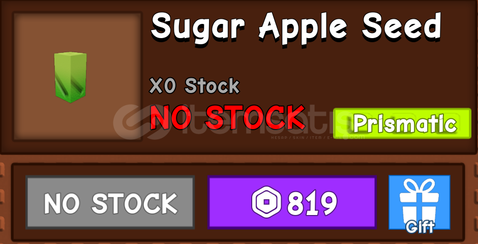 Grow a Garden Sugar Apple Seed Grow a Garden Sugar Apple Seed