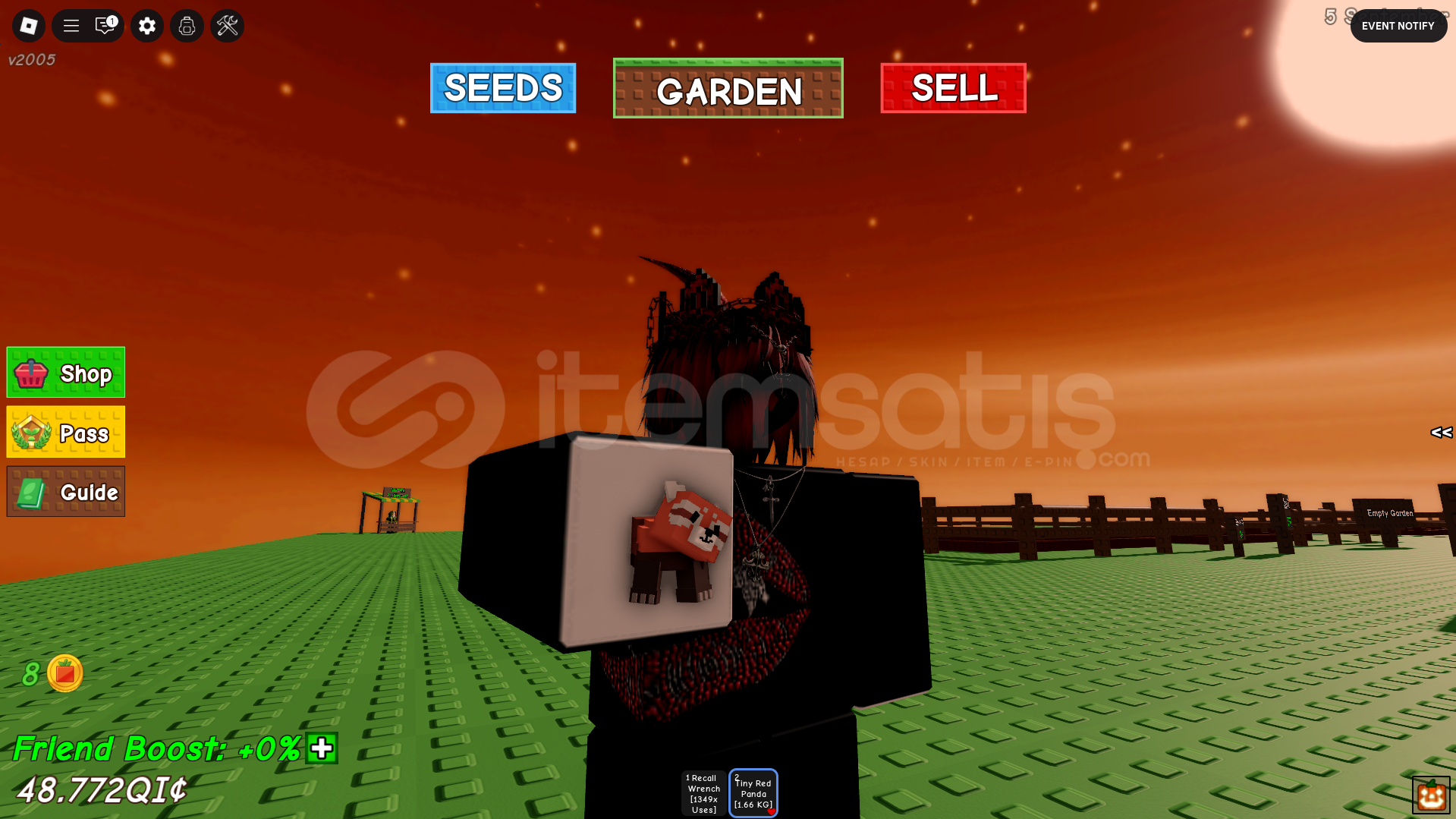 Grow A Garden Tiny Red Panda !!! Grow A Garden Tiny Red Panda !!!