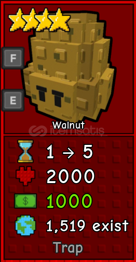 Grow a garden tower defense WALLNUT Grow a garden tower defense WALLNUT