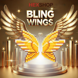 GROWTOPIA 1 ADET BLING WING ( HIZLI TESLİM )