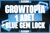 ⭐️Growtopia 1 Adet Blue Gem Lock | En Hızlısı
