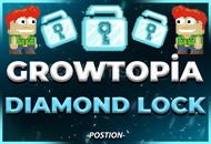 ⭐️Growtopia 1 Adet Diamond Lock⭐️