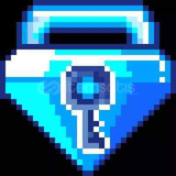 GROWTOPIA 1X BLUE GEM LOCK