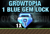 Growtopia 1 Blue GEM LOCK - HIZLI TESLİMAT