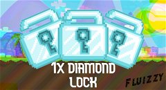 Growtopia 1X Diamond Lock