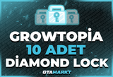 ⭐️Growtopia 10 Adet Diamond Lock⭐️