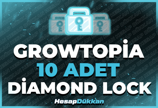 ⭐️Growtopia 10 Adet Diamond Lock⭐️ ⭐️Growtopia 10 Adet Diamond Lock⭐️