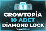 ⭐️Growtopia 10 Adet Diamond Lock⭐️