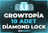 ⭐️Growtopia 10 Adet Diamond Lock ⭐️