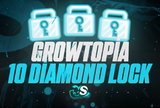 ⭐Growtopia 10 Diamond Lock ( 10 DL )