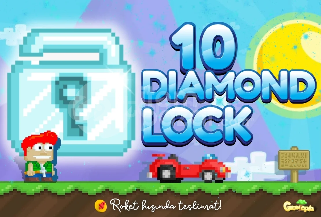 Growtopia 10 Diamond Lock | Anında Teslimat Growtopia 10 Diamond Lock | Anında Teslimat