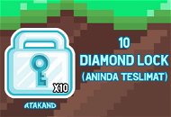Growtopia 10 Diamond Lock (ANINDA TESLİMAT)