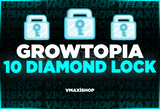 ⭐Growtopia 10x Diamond Lock (ANINDA)