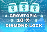 ⭐Growtopia 10X Diamond Lock [Anında Teslimat]